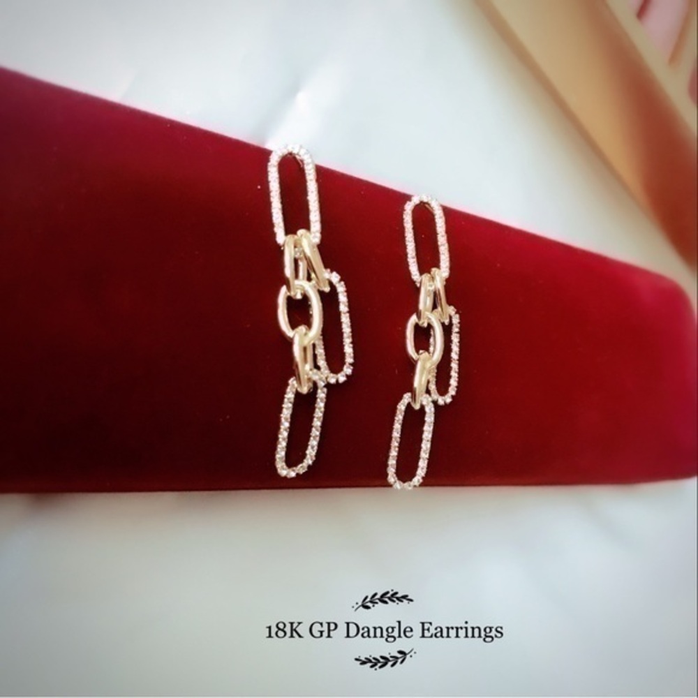 18K GP Dangle Earrings